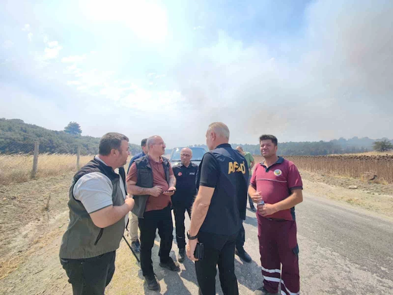 Afetlere Müdahale Genel Müdürü Ergin, tedbiren tahliye edilen köylerde incelemelerde bulundu
