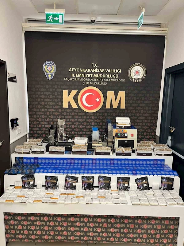 Tütün kaçakçılığı yapan 2 şüpheliye işlem uygulandı
