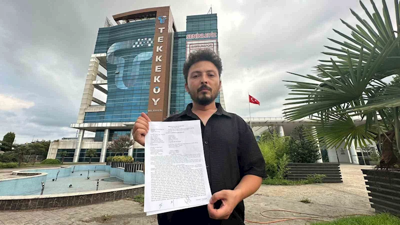 Tekkeköy Belediyesi’nde muhabire darp
