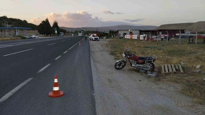 Darende’de otomobil motosiklete çarptı: 1 yaralı
