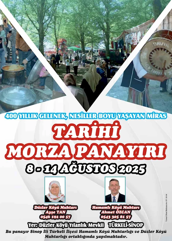 400 yıllık gelenek yarın başlıyor: Morza Panayırı’nda geri sayım sona erdi

