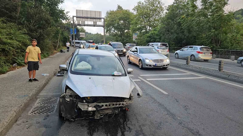 Sarıyer’de aşırı hız kaza getirdi: 1 yaralı
