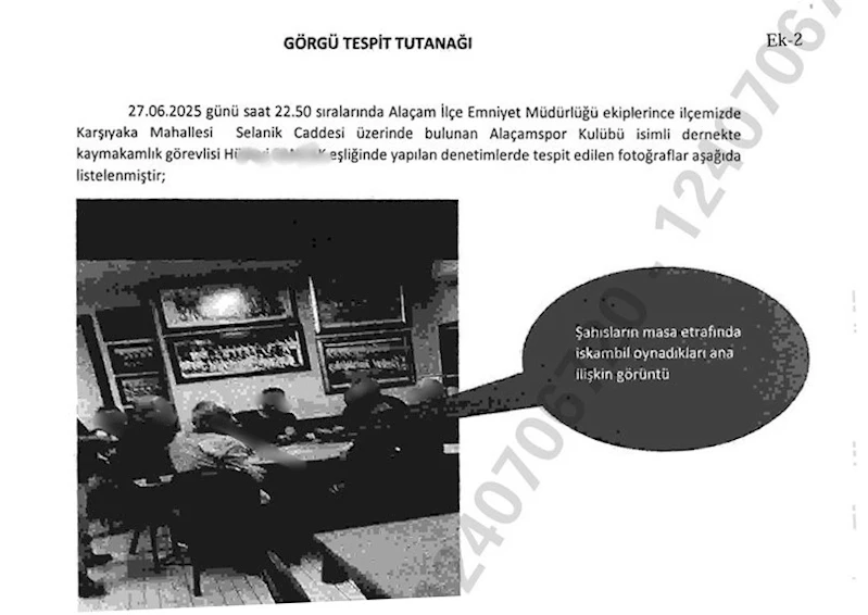 Alaçam Spor Kulübü Derneği’ne 4 ayda ikinci kumar baskını

