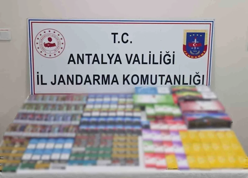 Antalya’da kaçak sigara operasyonu
