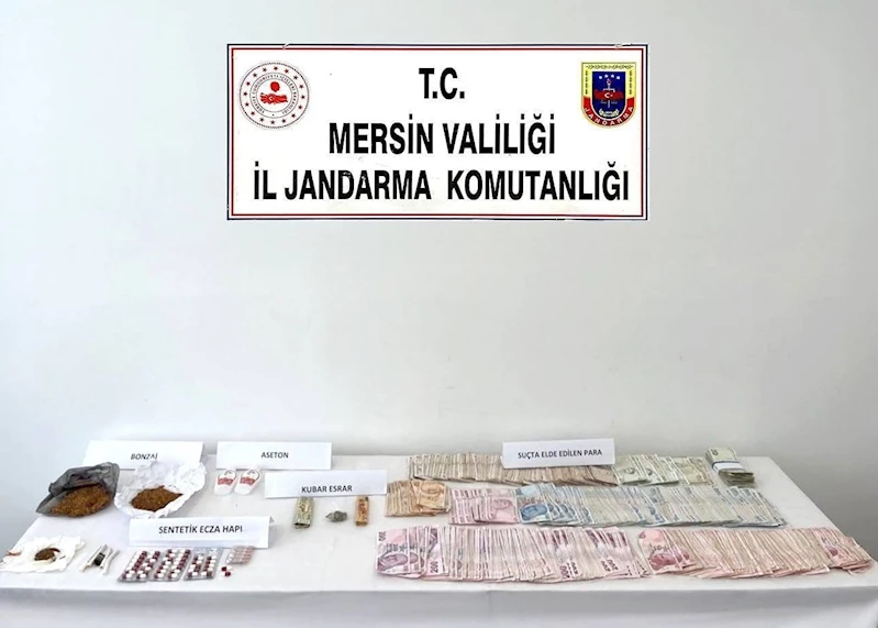 Mersin’de uyuşturucu operasyonu 4 şüpheli yakalandı
