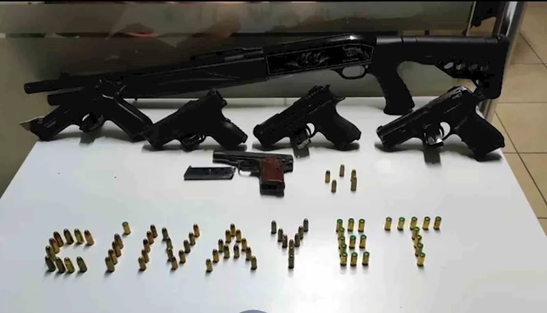 Marmaris’teki silah operasyonuna 6 tutuklama
