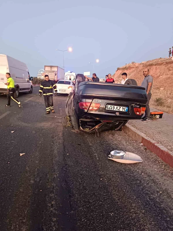Siirt’te otomobil takla attı: 1 yaralı

