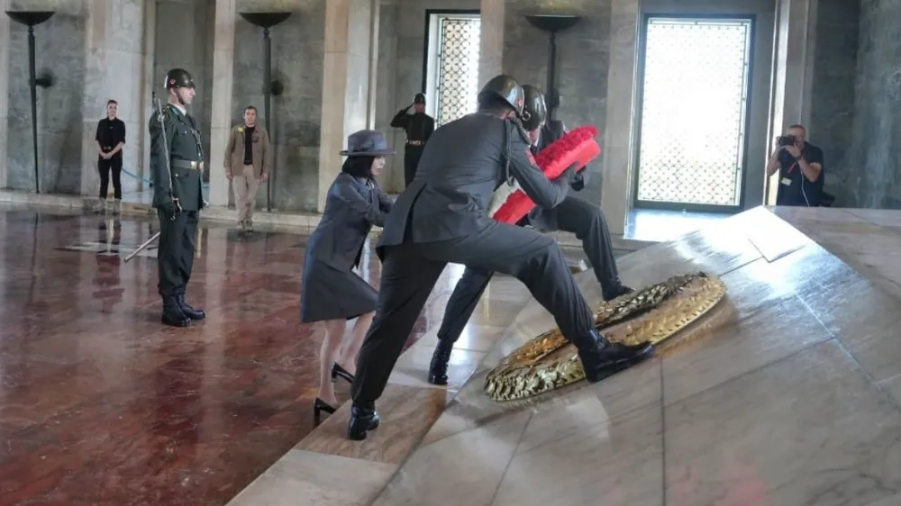 Japonya Prensesi Mikasa, Anıtkabir