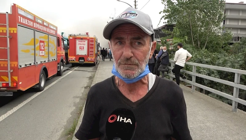 Trabzon’da AVM yangının ilk çıktığı andaki görgü tanığı: 
