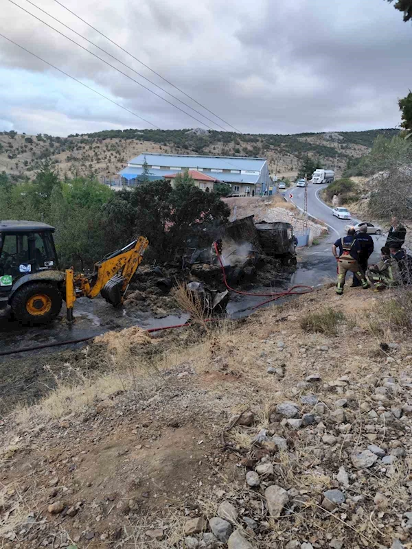 Ankara’da aynı tırda peş peşe yangın çıktı
