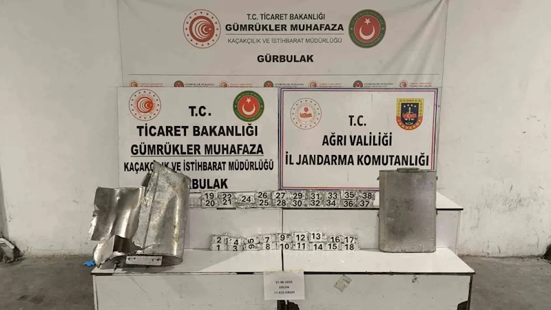 Ağrı’da tırın yakıt deposunda 11 kilo eroin ele geçirildi
