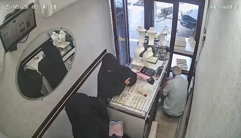 Diyarbakır’da kadınlar kuyumcudan 2,5 kilo altın çaldı
