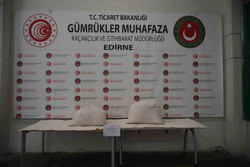 Kapıkule’de 51 kilo uyuşturucu yakalandı: 2 tutuklama
