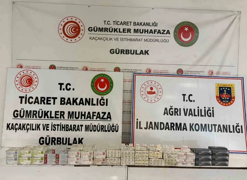 Gürbulak’ta TIR dorsesinde 463 paket kaçak ilaç ele geçirildi

