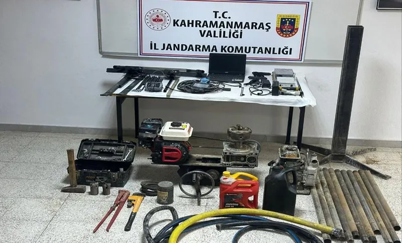 Kahramanmaraş’ta define avcılarına operasyon: 10 kişi yakalandı
