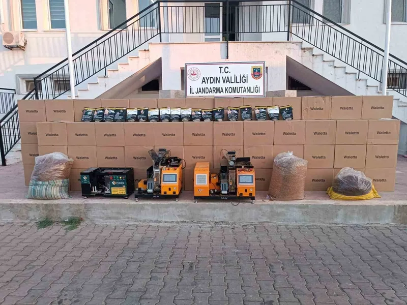 Didim’de kaçak tütün operasyonu
