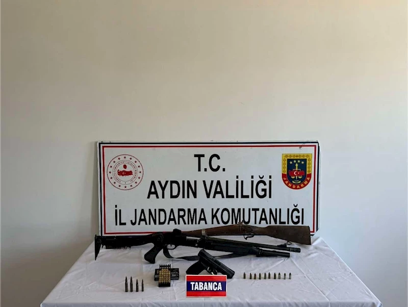 Nazilli’de jandarmadan silah operasyonu

