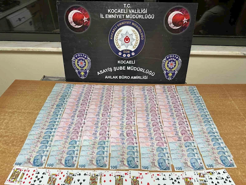 Kıraathaneye kumar baskını
