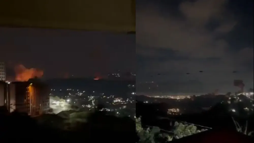 ABD- Venezuela savaşı başladı: ABD helikopterleri Venezuela semalarında