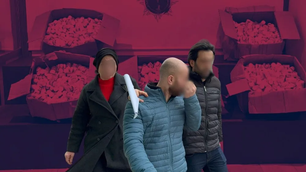 Anne ve oğul 230 bin uyuşturucu hapla yakalandı
