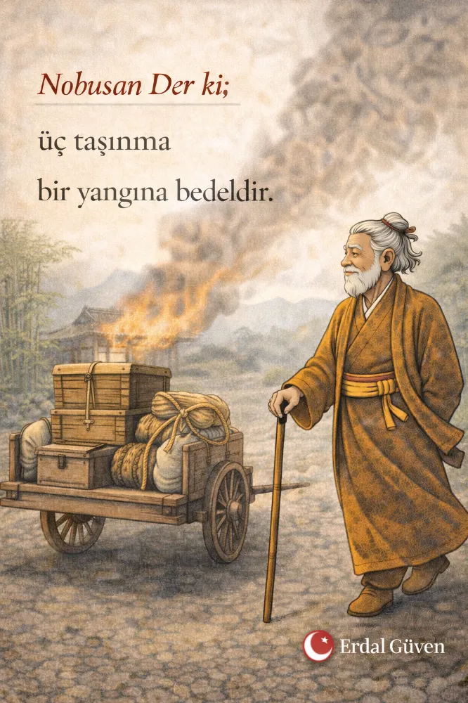 Üç taşınma bir yangına bedeldir